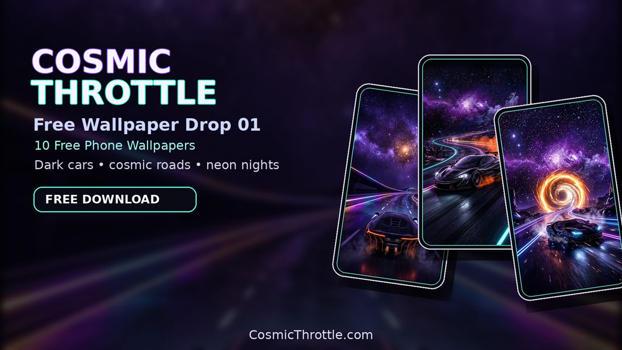 Actual Cosmic Throttle Free Wallpaper Drop 01 cover with phone previews